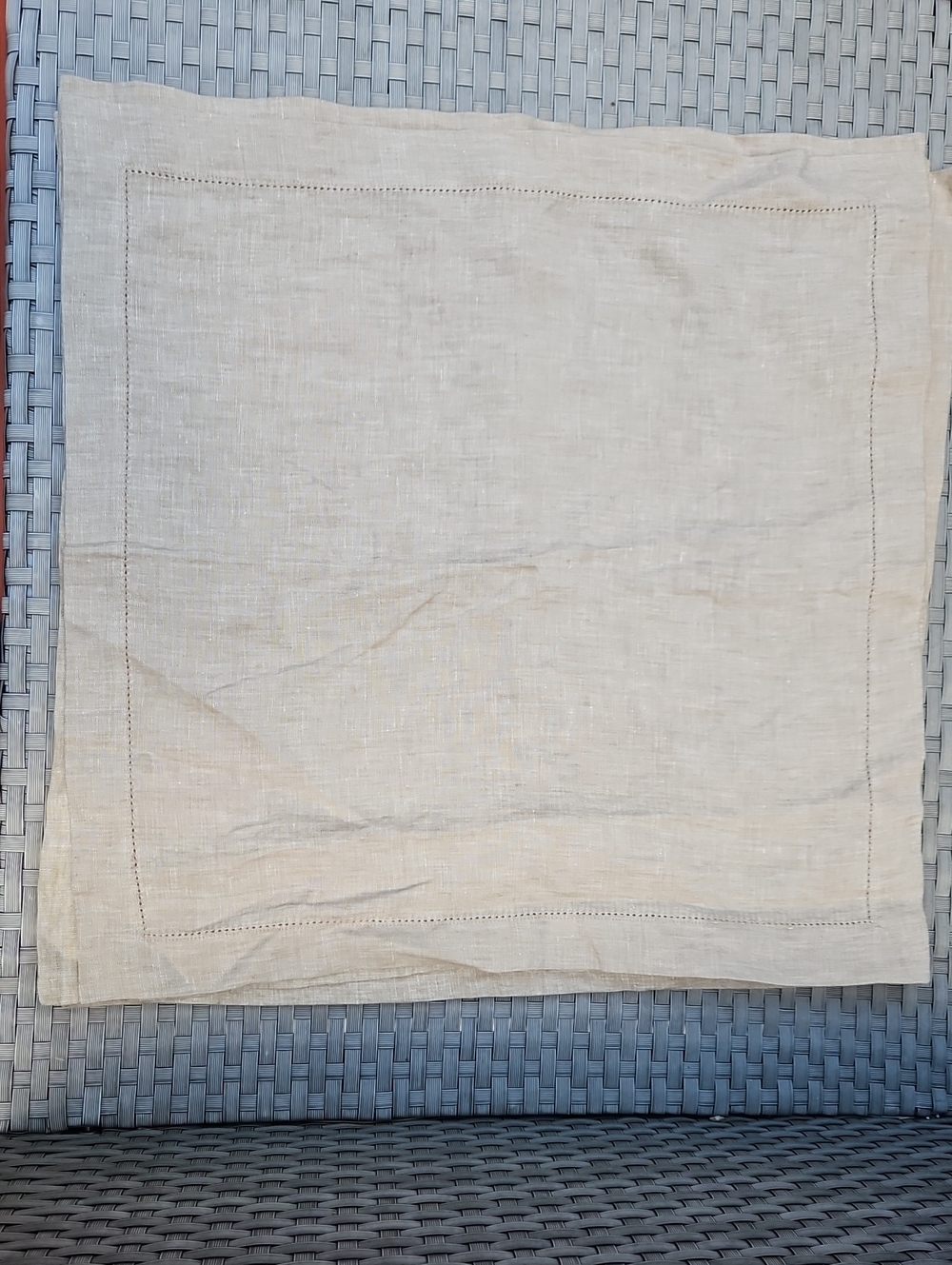 New  Noble Excellence Luxury  Set Of 6  Hemstitch Linen Dinner Napkins - Picture 10 of 17
